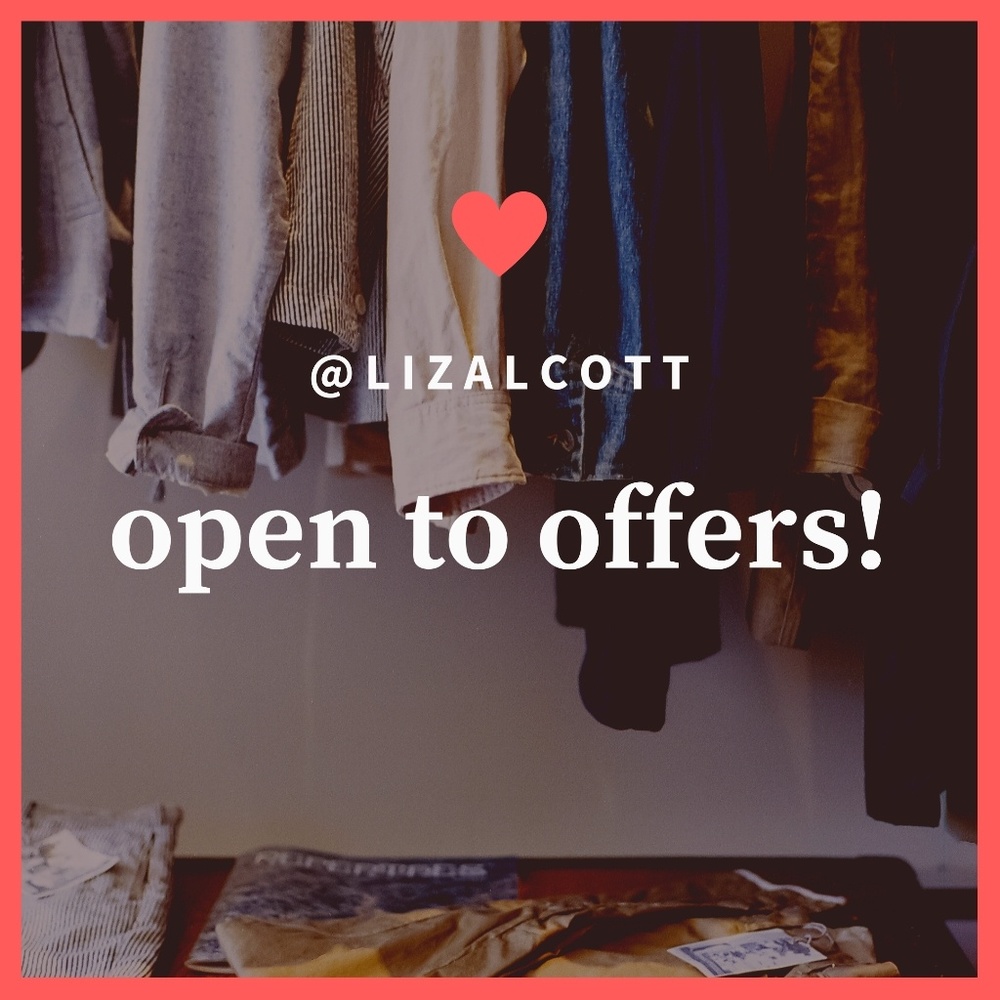 Reasonable offers welcome!